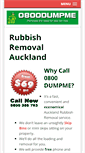 Mobile Screenshot of 0800dumpme.co.nz